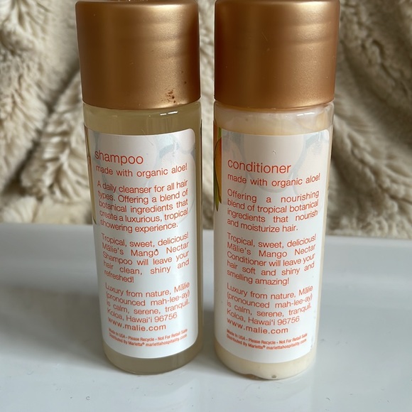 Malie Organic Travel size Shampoo Conditioner - Picture 2 of 5